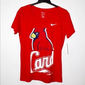 NWT red medium Nike baseball T-shirt, Cardinals